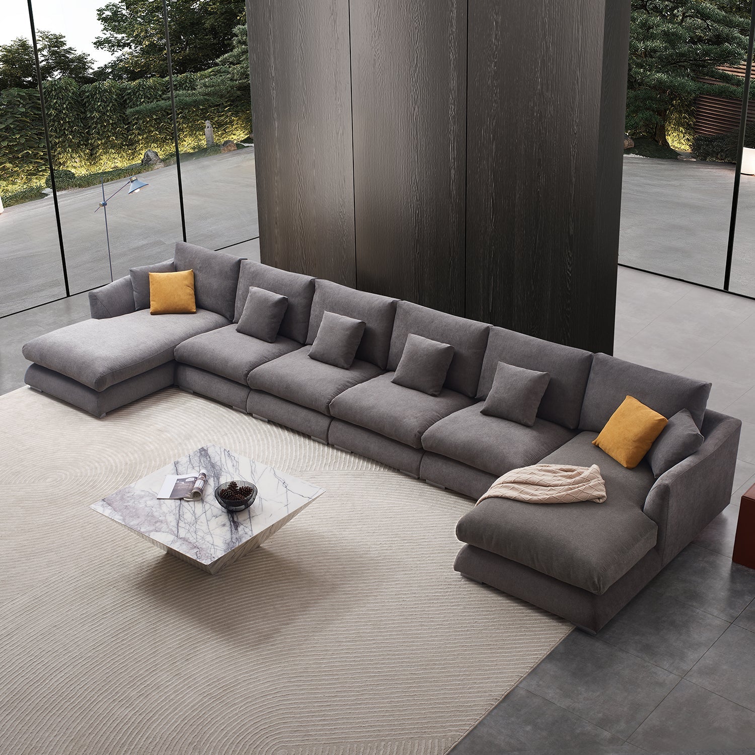 Feathers U-Sectional - Mario Capasa
