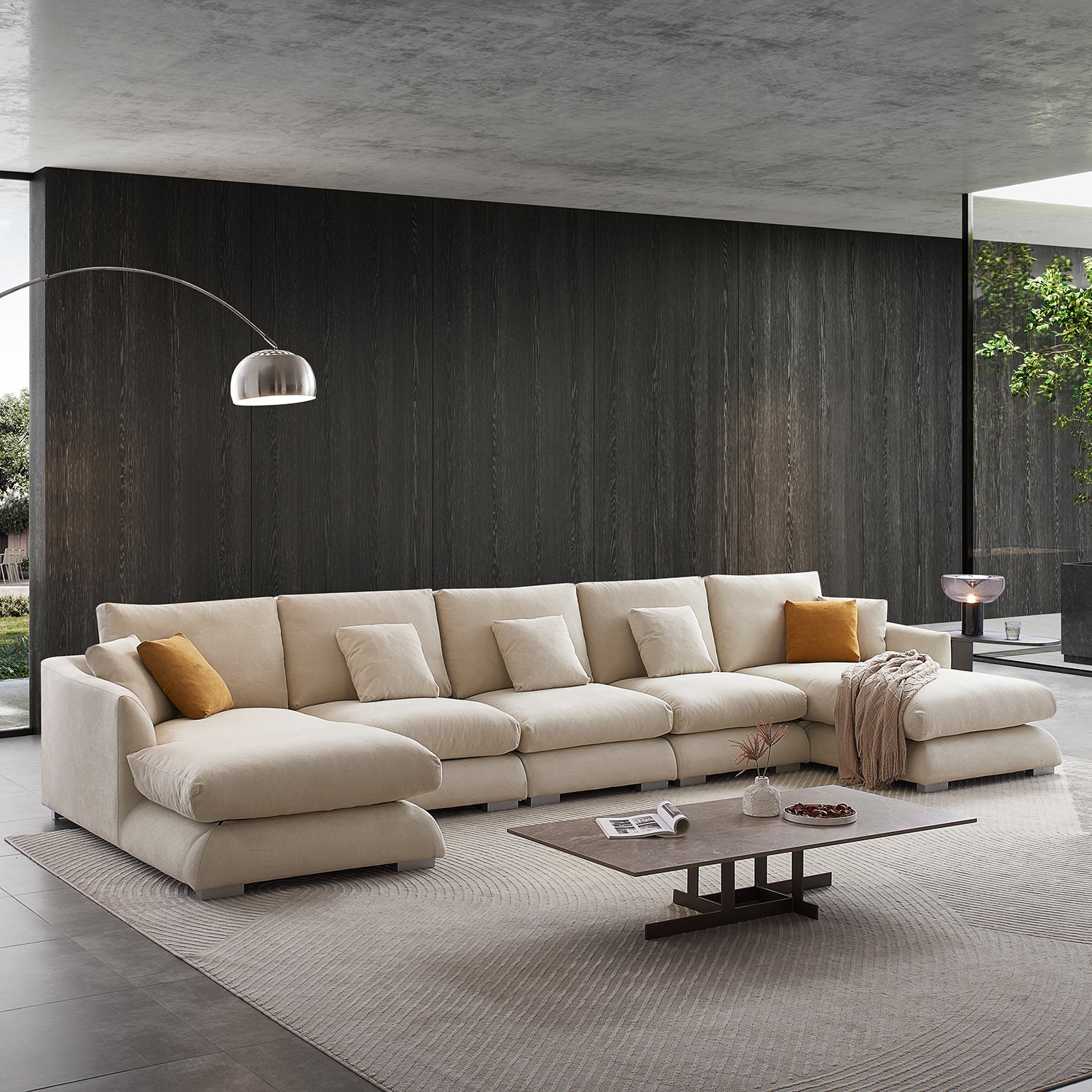Feathers U-Sectional - Mario Capasa